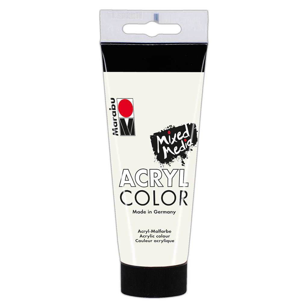 marabu acryl color acrylic paint white