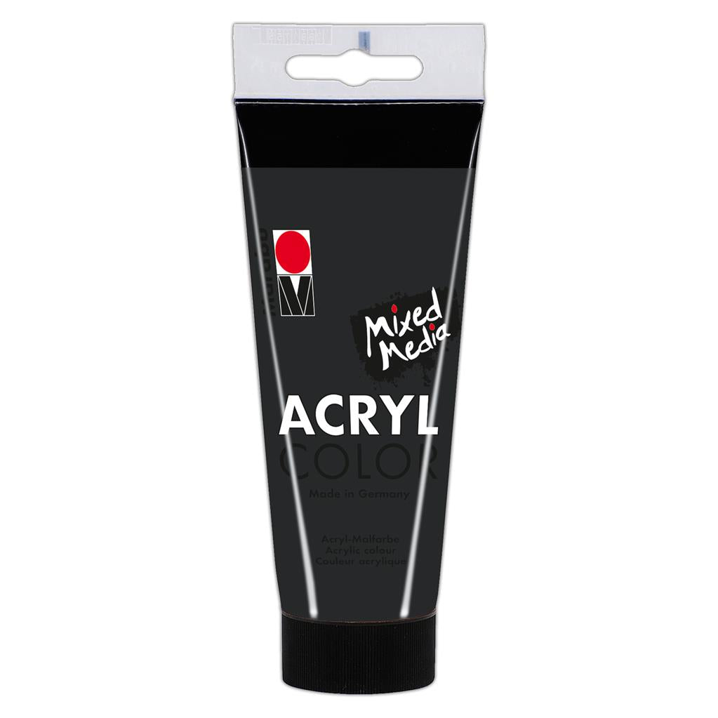 marabu acryl color acrylic paint black
