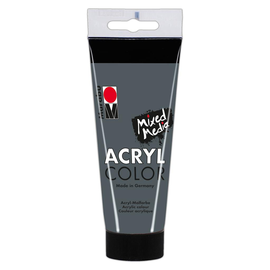 marabu acryl color acrylic paint dark grey