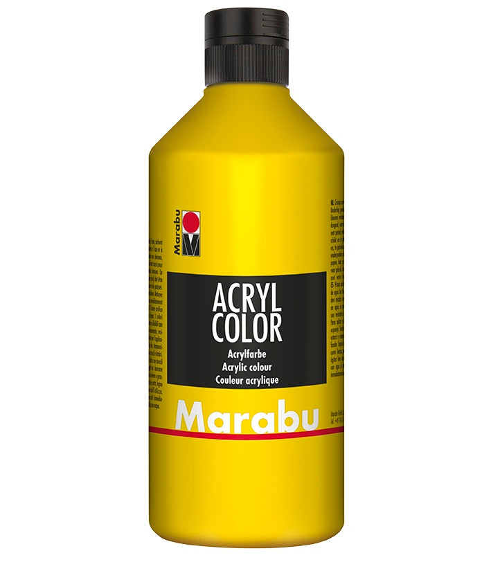 Marabu Acryl Color Acrylic Paint 500ml Yellow