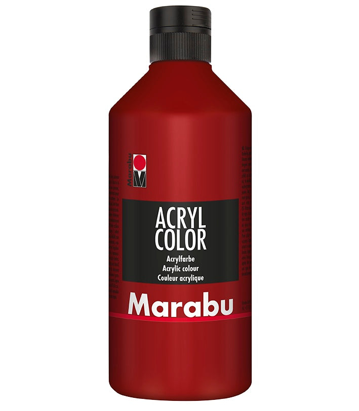 Marabu Acryl Color Acrylic Paint 500ml Ruby Red