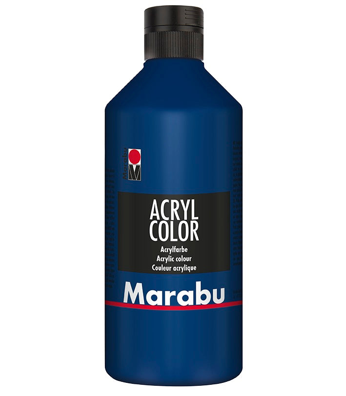 Marabu Acryl Color Acrylic Paint 500ml Dark Blue