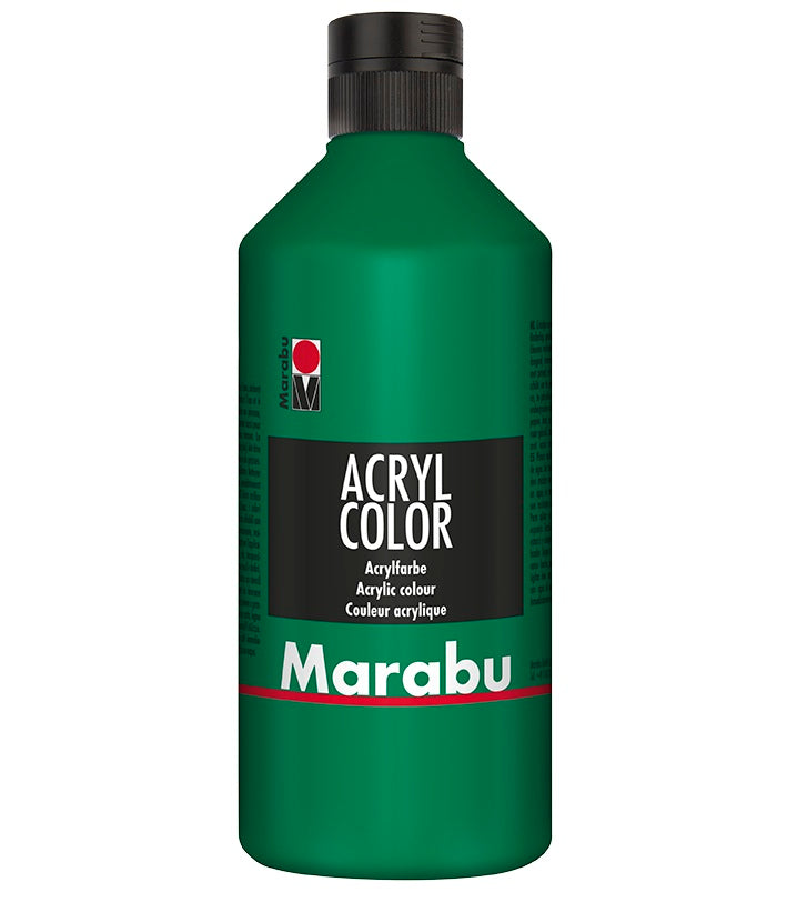 Marabu Acryl Color Acrylic Paint 500ml Rich Green