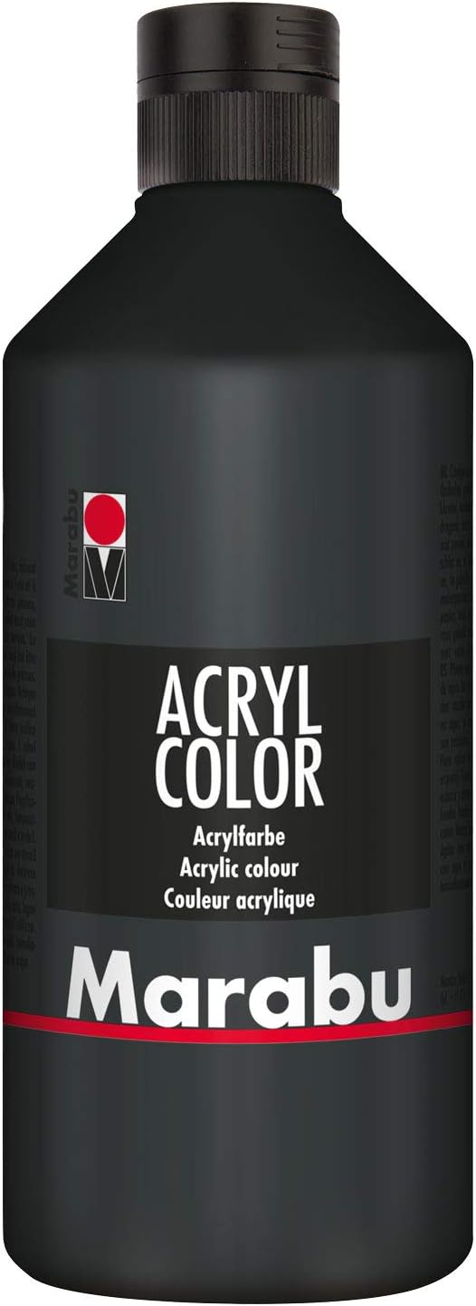 Marabu Acryl Color Acrylic Paint 500ml Black