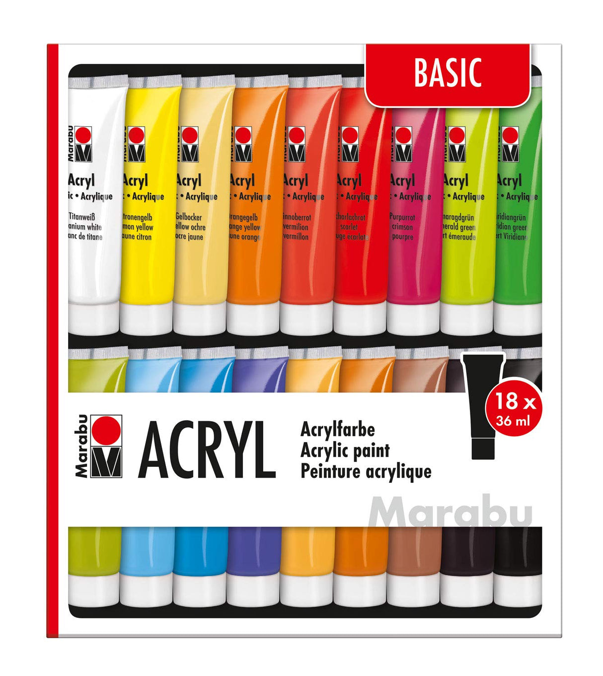 marabu acrylic paint set