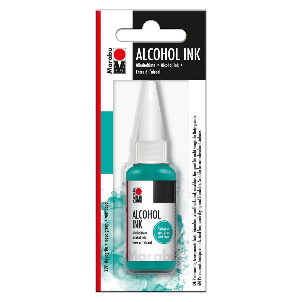 marabu alcohol ink aqua green