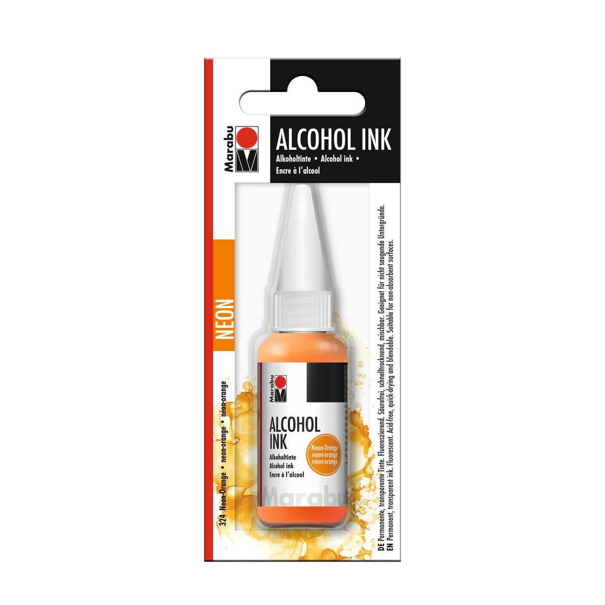 Marabu Alcohol Ink 20ml Neon Orange
