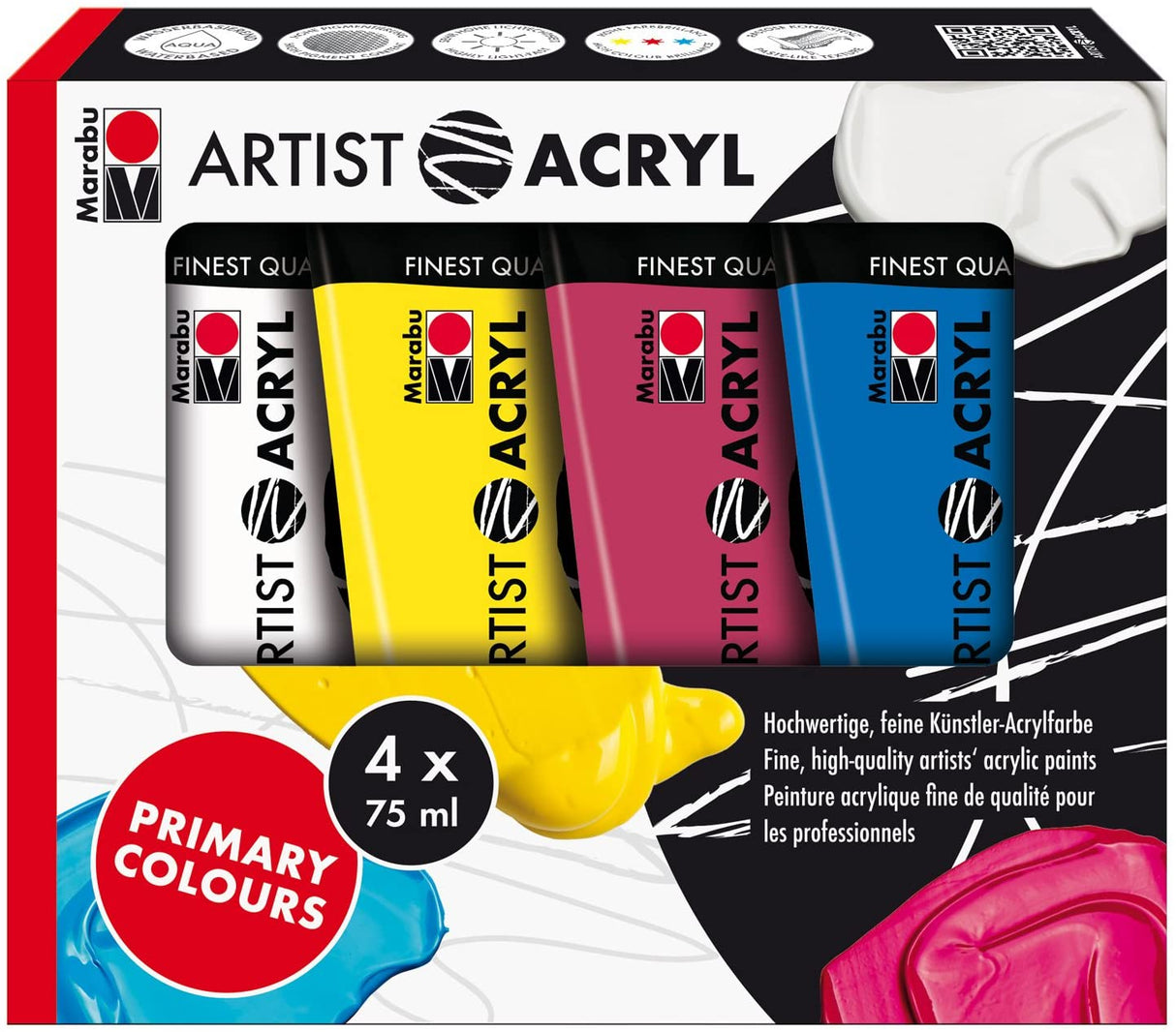 marabu artist acryl acrylic paint set
