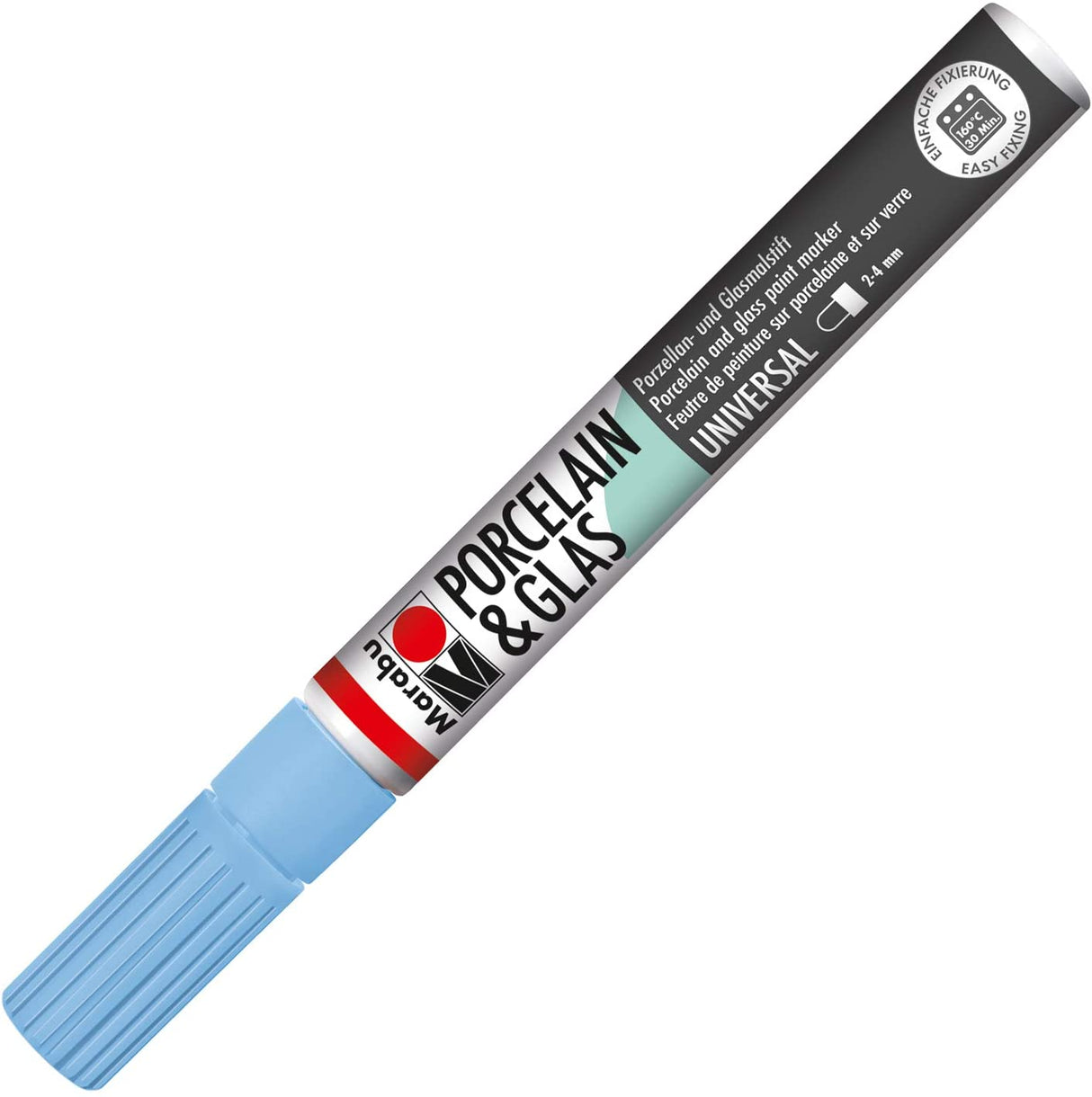 marabu porcelain glas painter marker pen sky blue