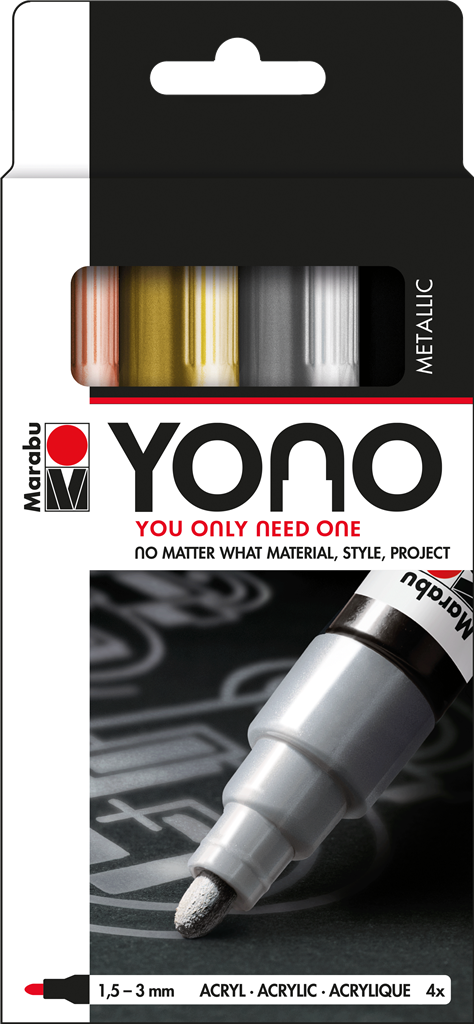marabu yono marker set bullet tip 1.5-3mm colours
