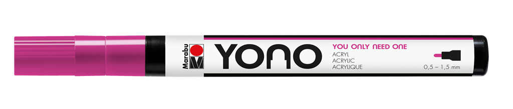 marabu yono marker pen bullet magenta