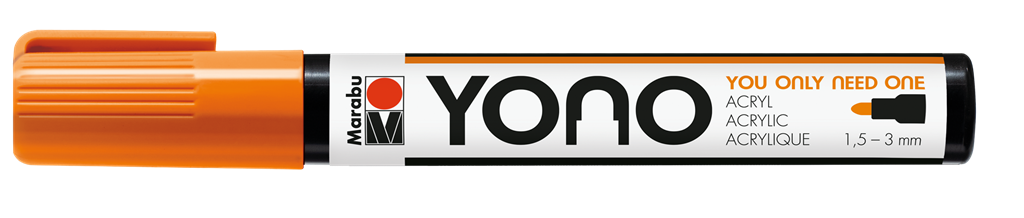 marabu yono marker pen bullet orange