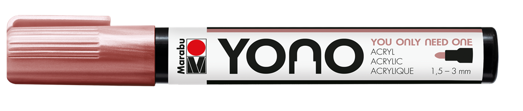 marabu yono marker pen bullet tip rose gold