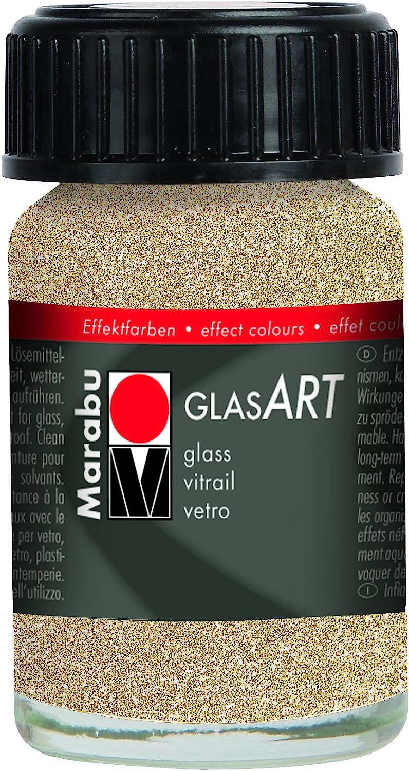 marabu glasart effekte glitter gold