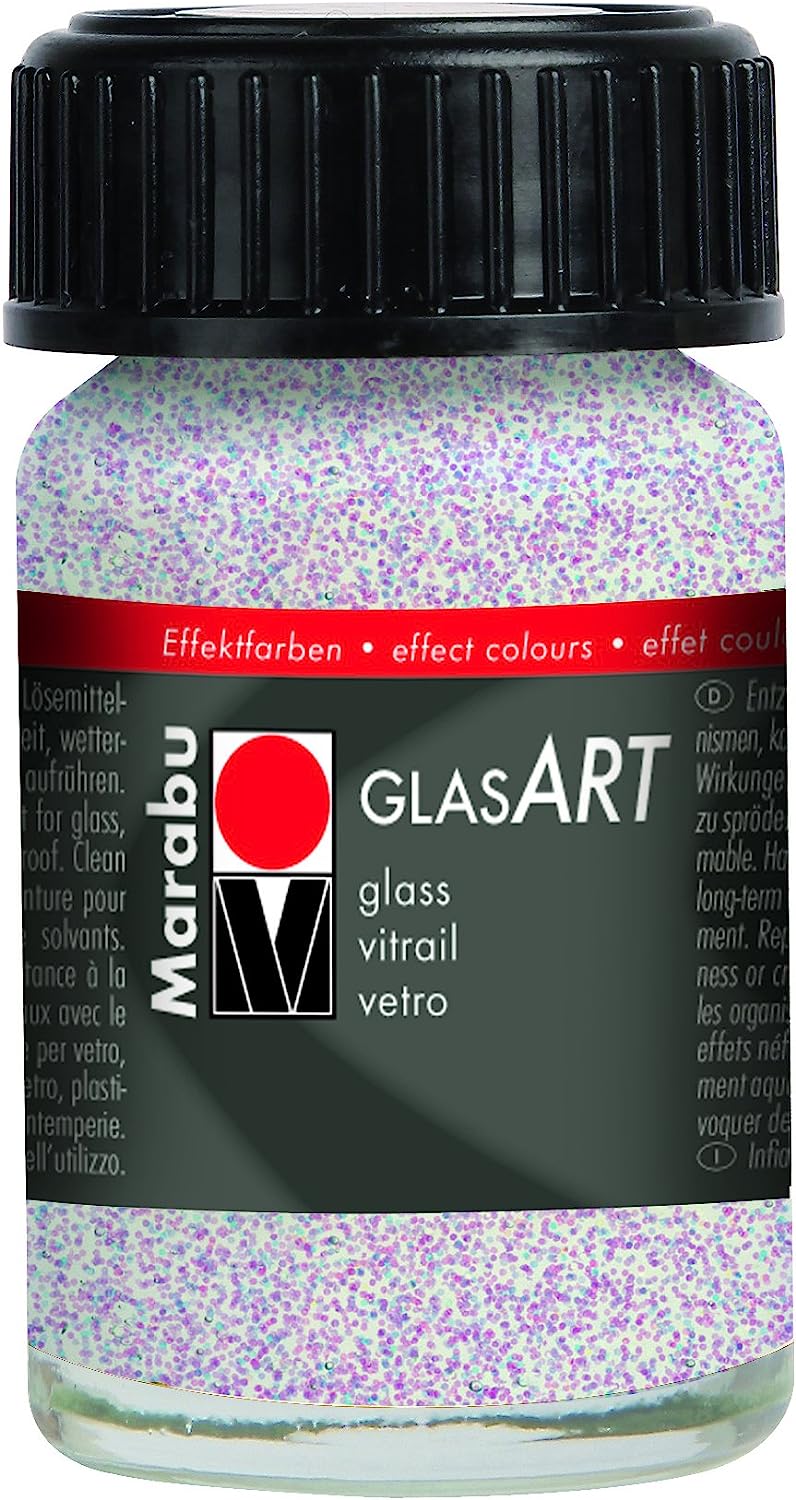 marabu glasart effekte glitter iridescent