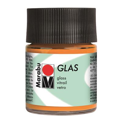 marabu glas paint orange
