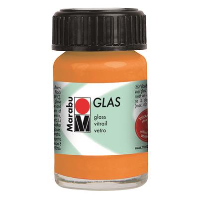 marabu glas paint orange