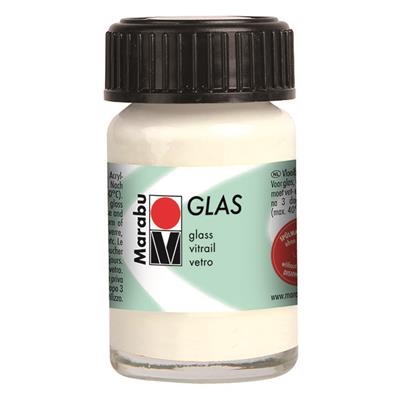 marabu glas paint white