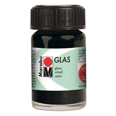 marabu glas paint black