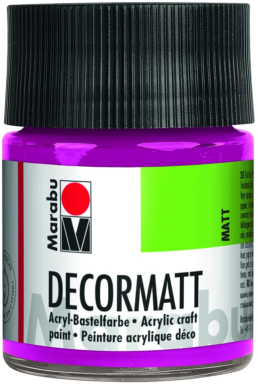 marabu decormatt arcylic paint magenta