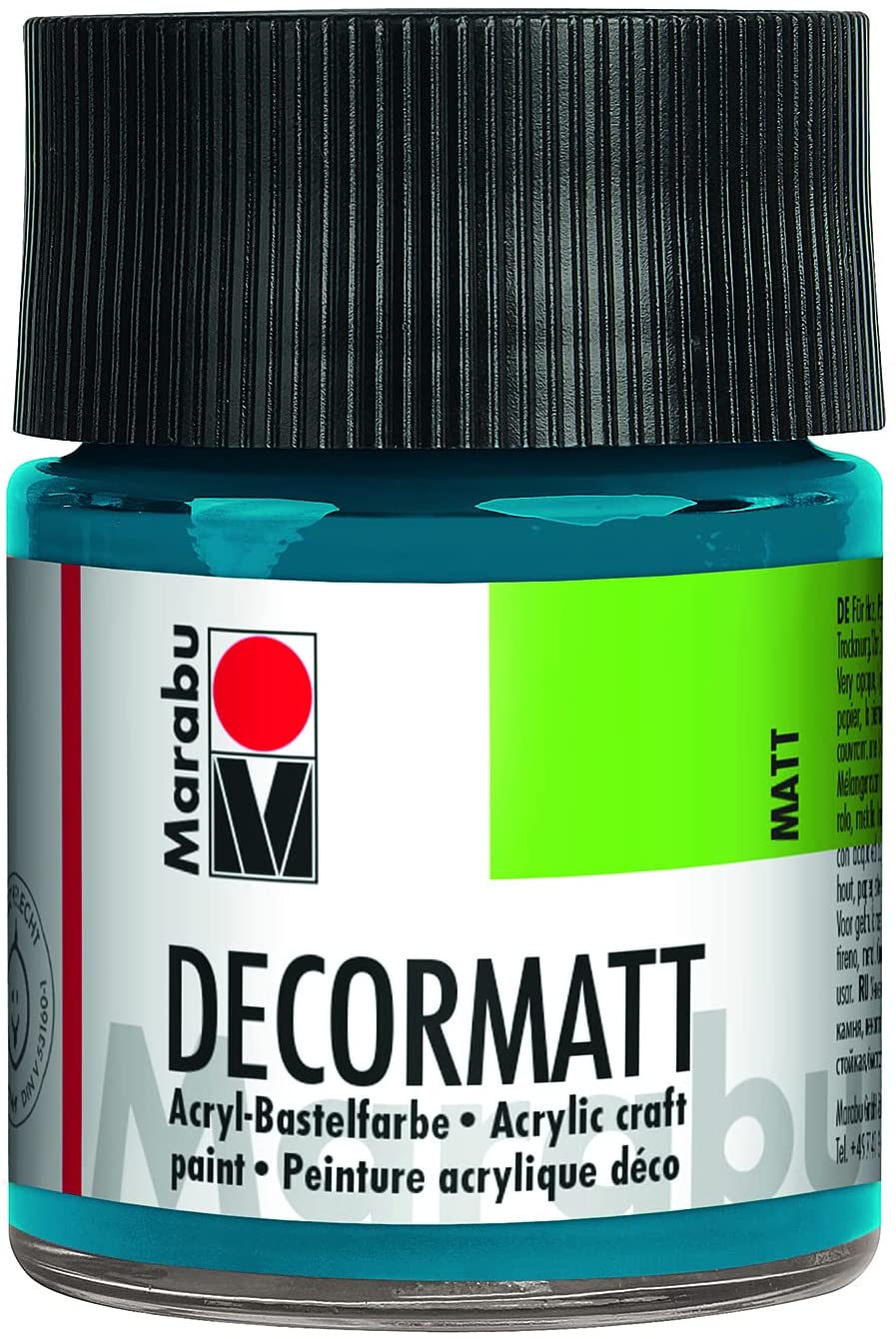 marabu decormatt arcylic paint cyan