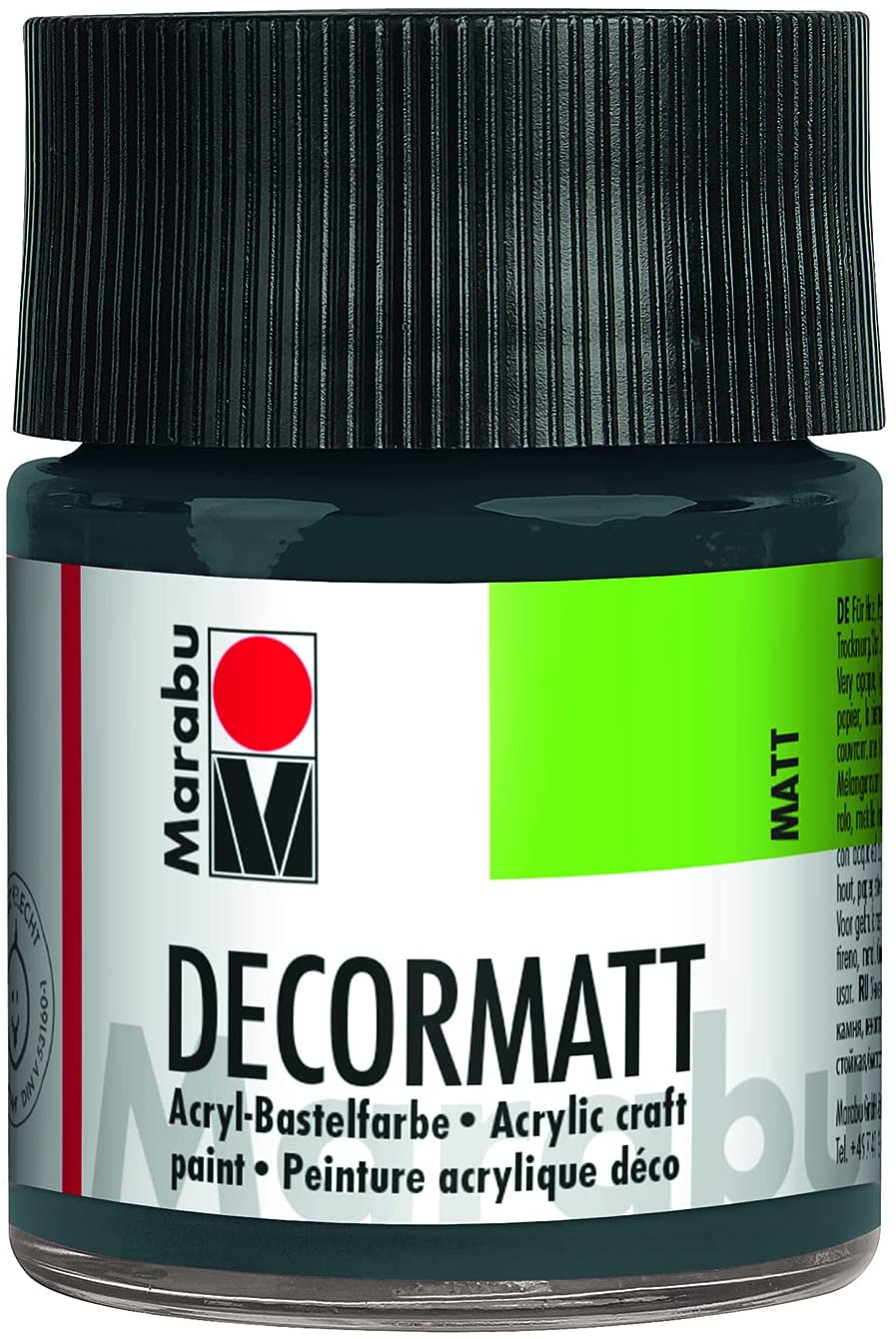 marabu decormatt arcylic paint dark grey