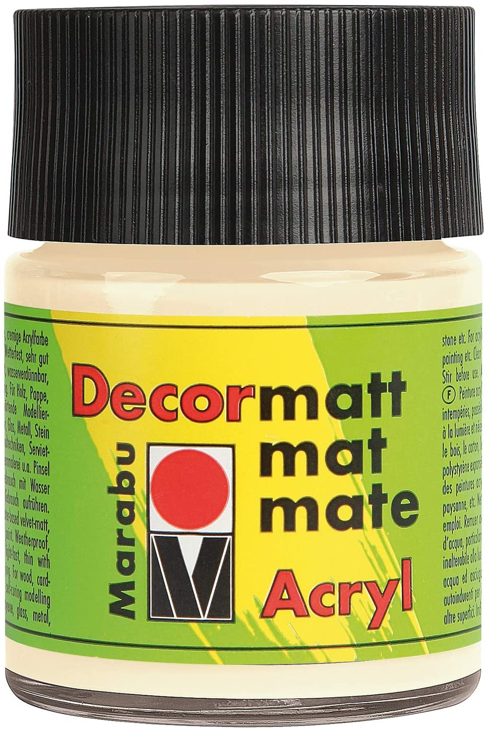 marabu decormatt arcylic paintml ivory