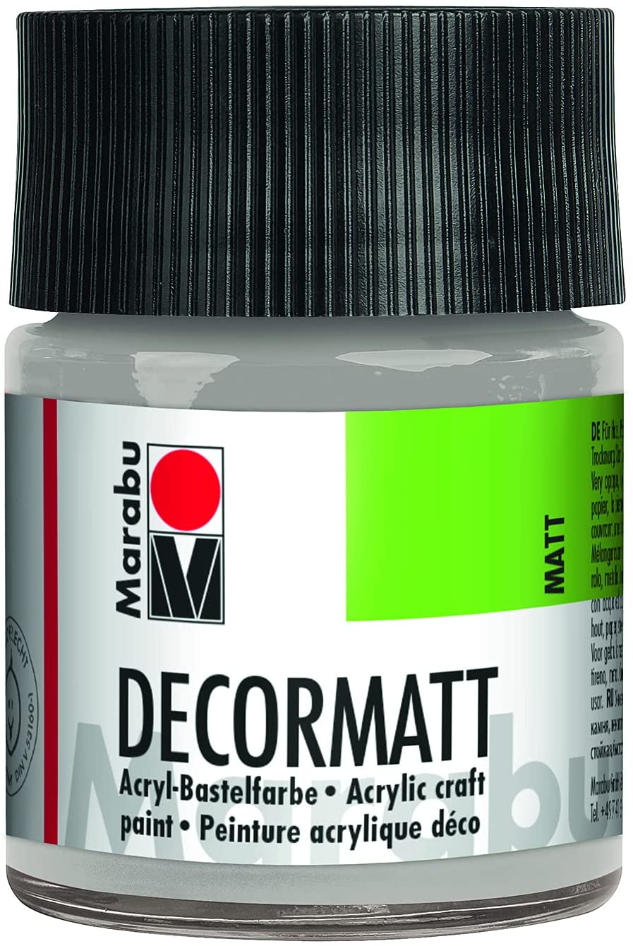 marabu decormatt arcylic paint metal silver