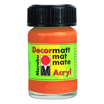 marabu decormatt arcylic paint orange