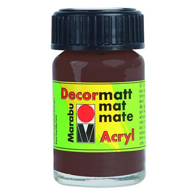 marabu decormatt arcylic paint medium brown