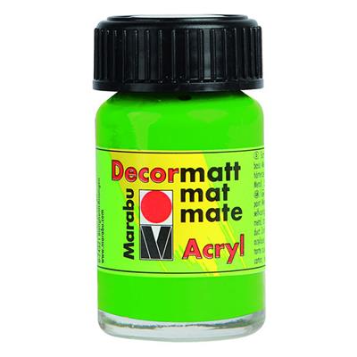 marabu decormatt acryl yellow green