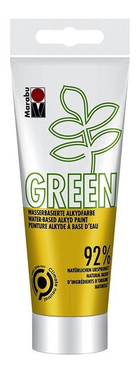 Marabu Green Acrylic Paint 100ml Medium Yellow (021)