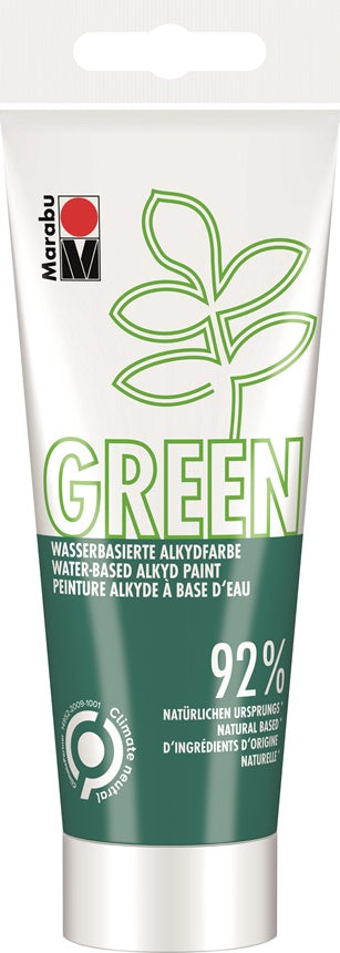 Marabu Green Acrylic Paint 100ml Dark Green (068)