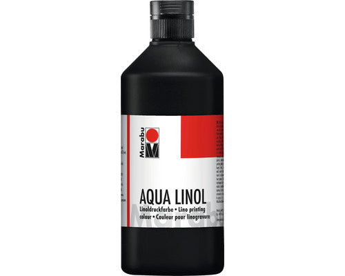 marabu aqua linol block printing ml black