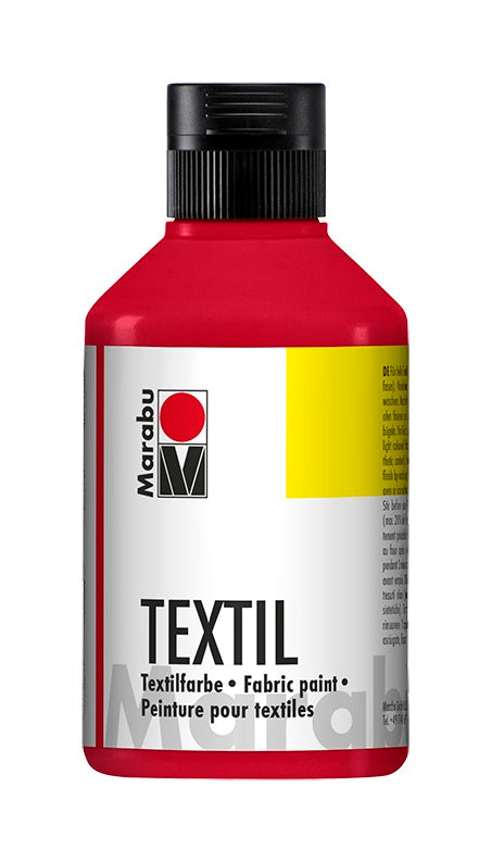 Marabu Textil Fabric Paint 250ml Coral Red