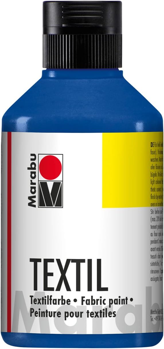 Marabu Textil Fabric Paint 250ml Medium Blue