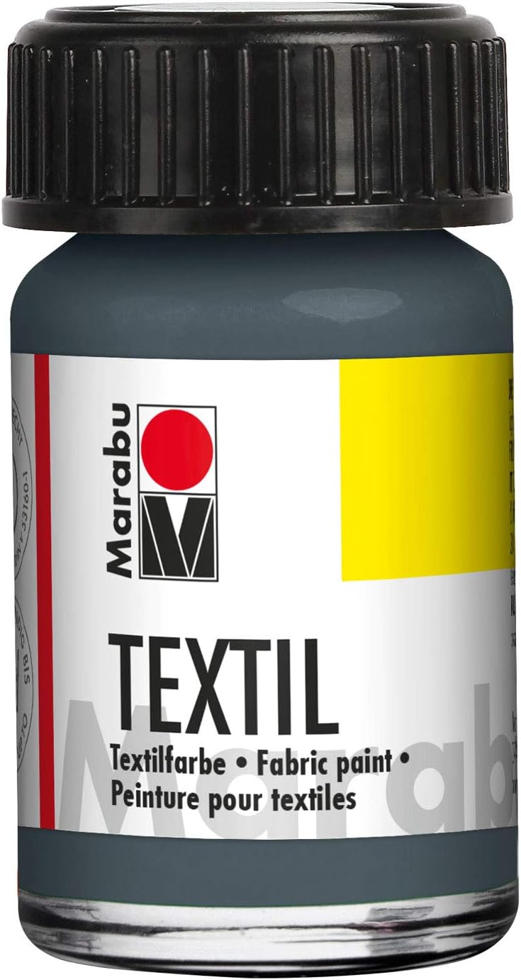 Marabu Textil Fabric Paint 15ml Grey