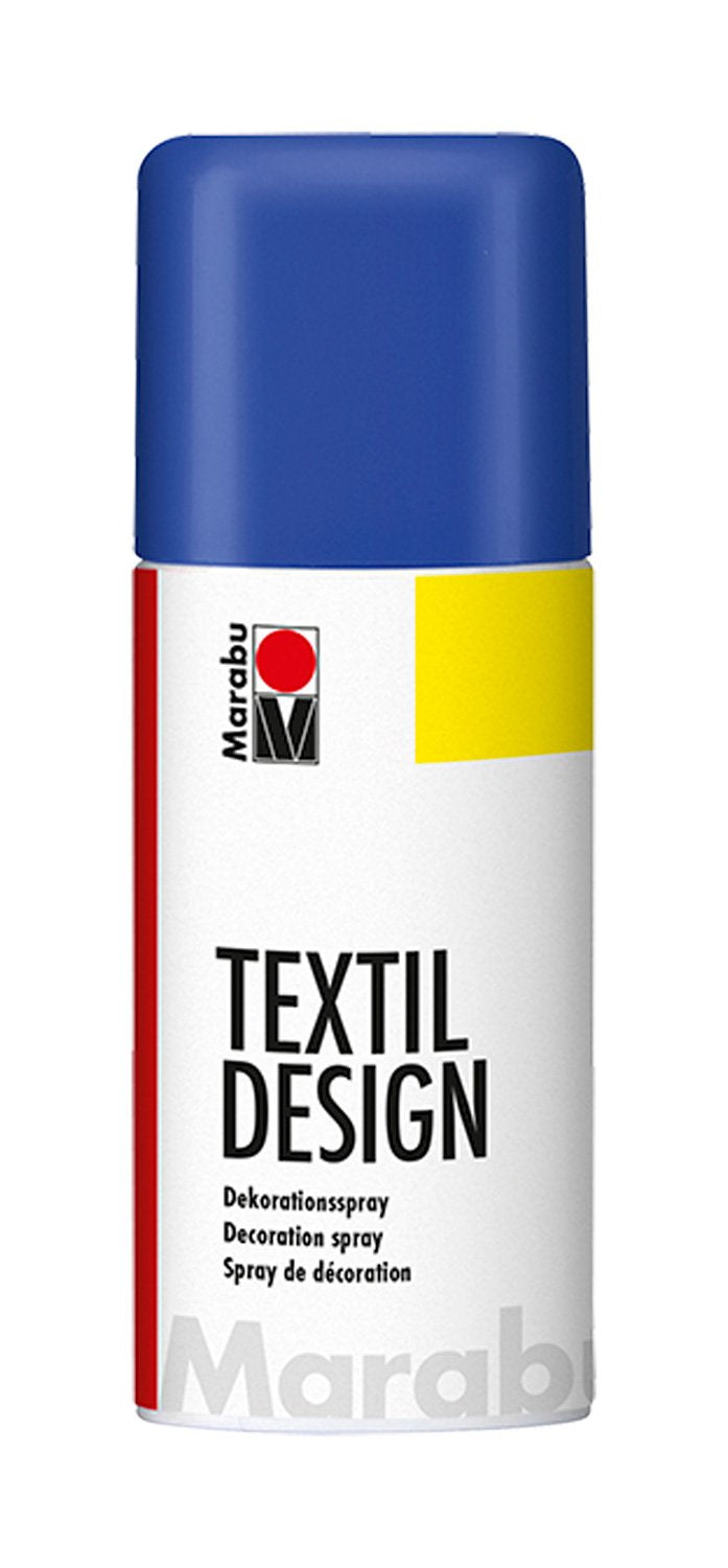 marabu textil design gentian 150ml fabric paint spray can (142)