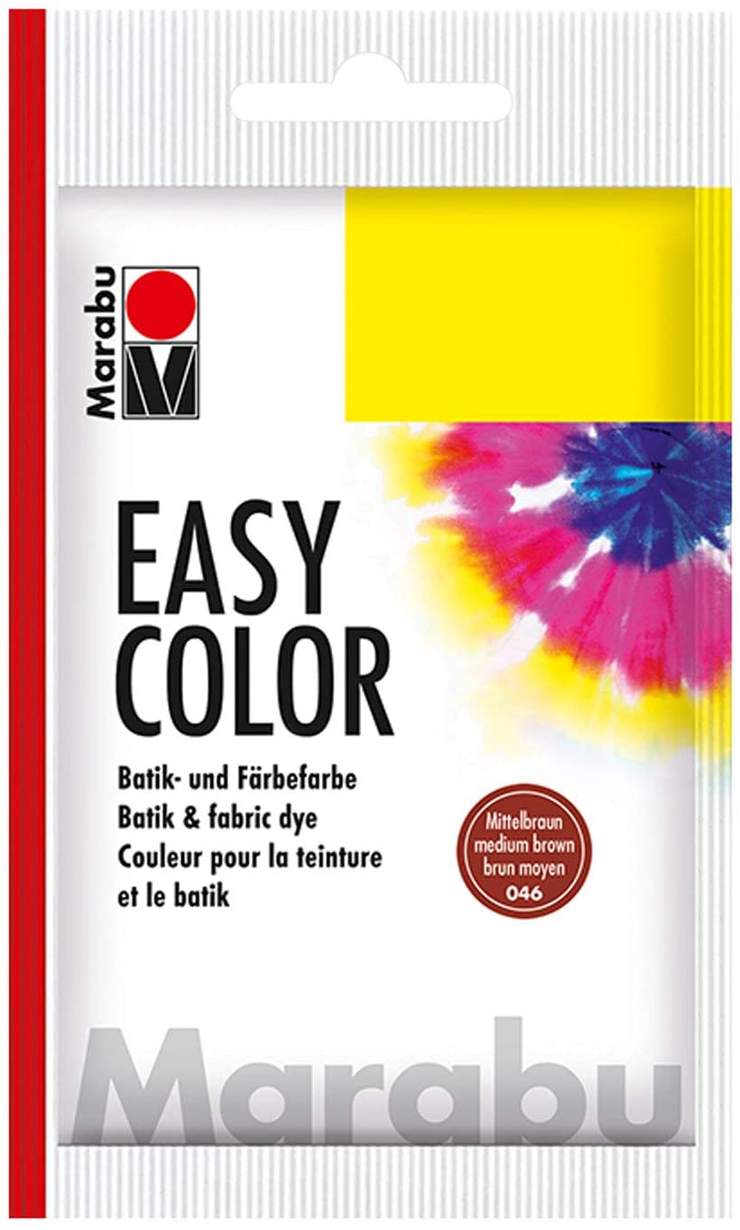 marabu easy colour fabric dye medium brown