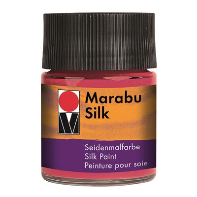 marabu silk paint carmine red