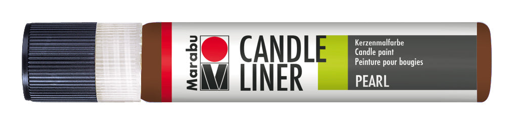 Marabu Candle Pen Liner 25ml Medium Brown