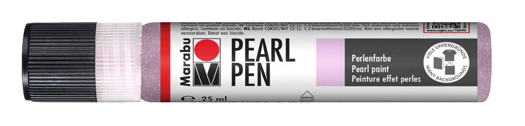 Marabu Pearl Pen 25ml Shimmer Rose Pink