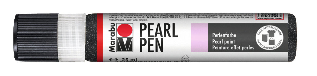 Marabu Pearl Pen 25ml Shimmer Black