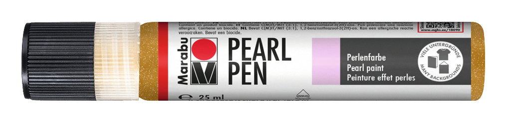 Marabu Pearl Pen 25ml Shimmer Gold