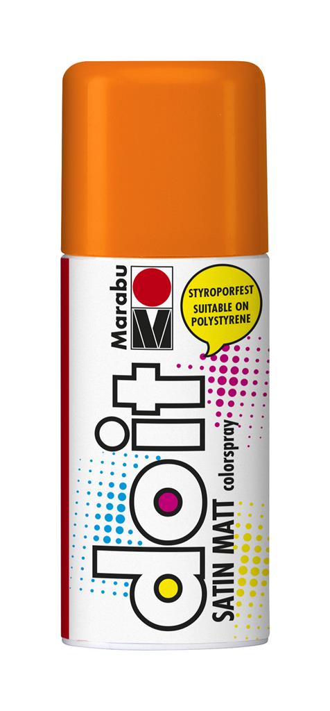 marabu do-it spray paint satin matt orange