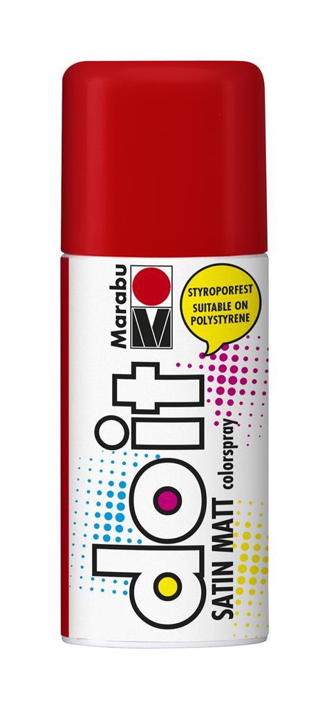 marabu do-it spray paint satin matt cherry red