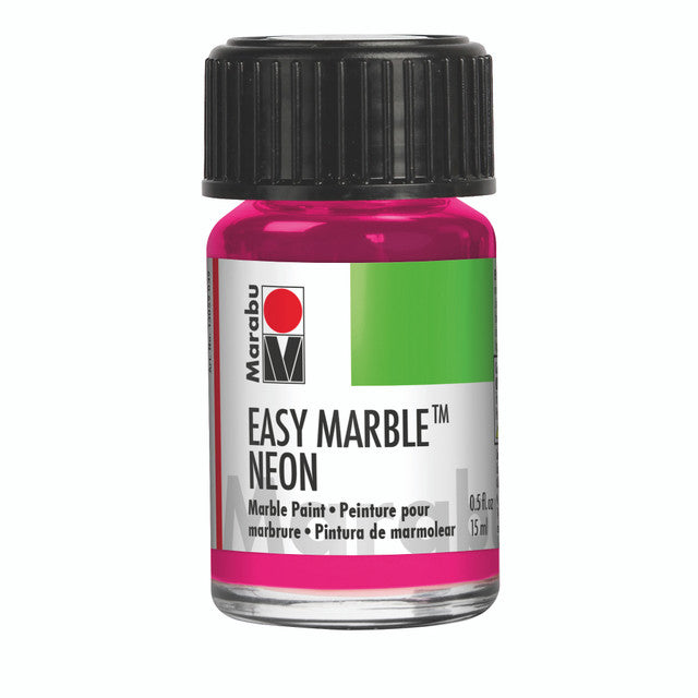 marabu easy marble paint neon pink