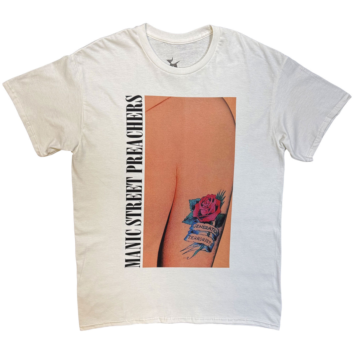 Manic Street Preachers Unisex T-Shirt Generation Terrorists White (XXL)