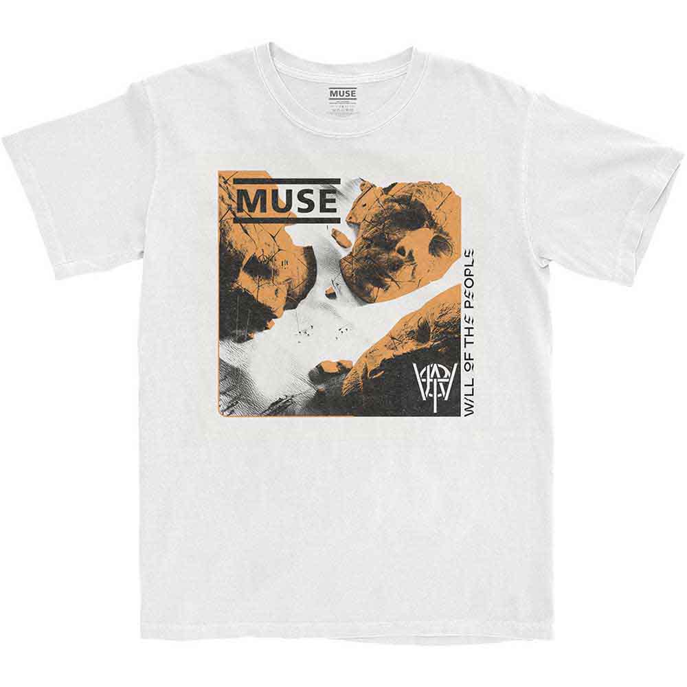 Muse Unisex T-Shirt Will of the People White (S)