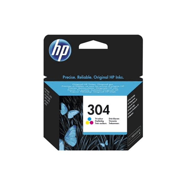 HP 304 Tri-Colour Standard Capacity Ink Cartridge 2ml for HP DeskJet 2600/3700/3750